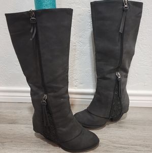 Dark Grey Southern Sass Boots